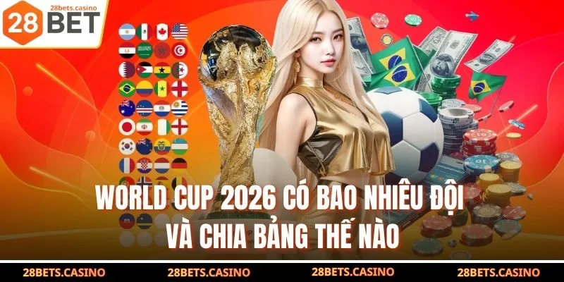 World Cup 2026 có bao nhiêu đội và chia bảng thế nào